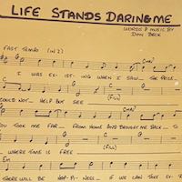 “Life Stands Daring Me” sheet music