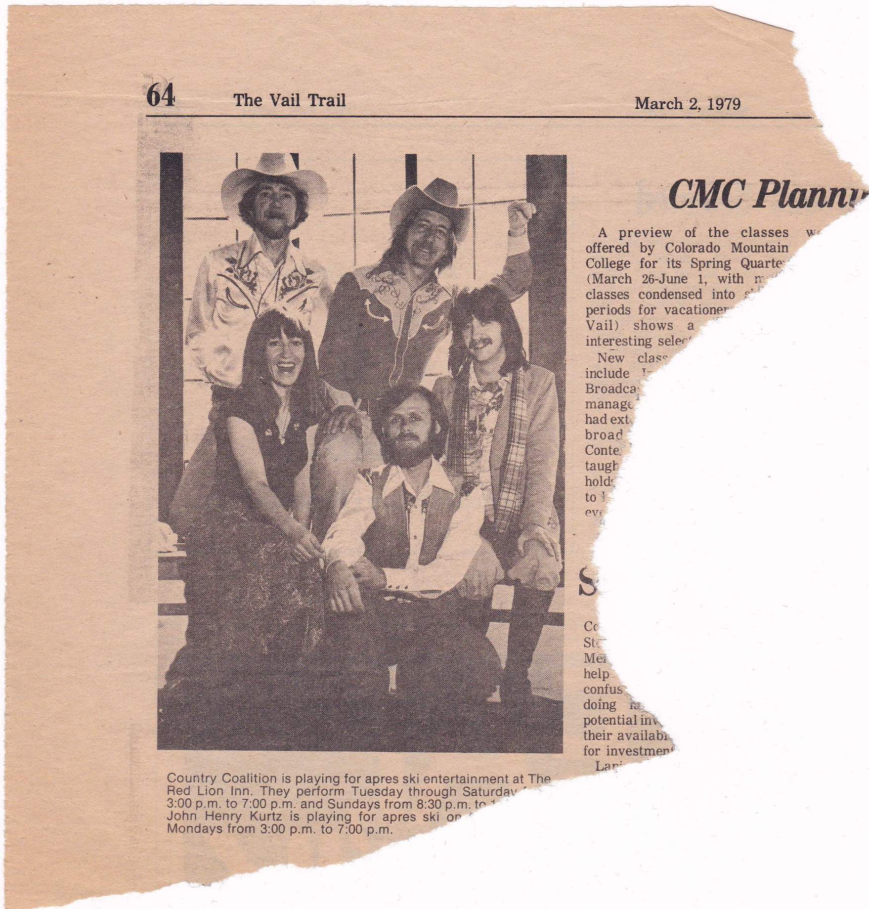 Country Coalition - The Vail Trail 1979